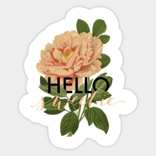 Hello Sweetie Sticker